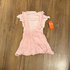 Wonder Nation Light Pink Striped Dress